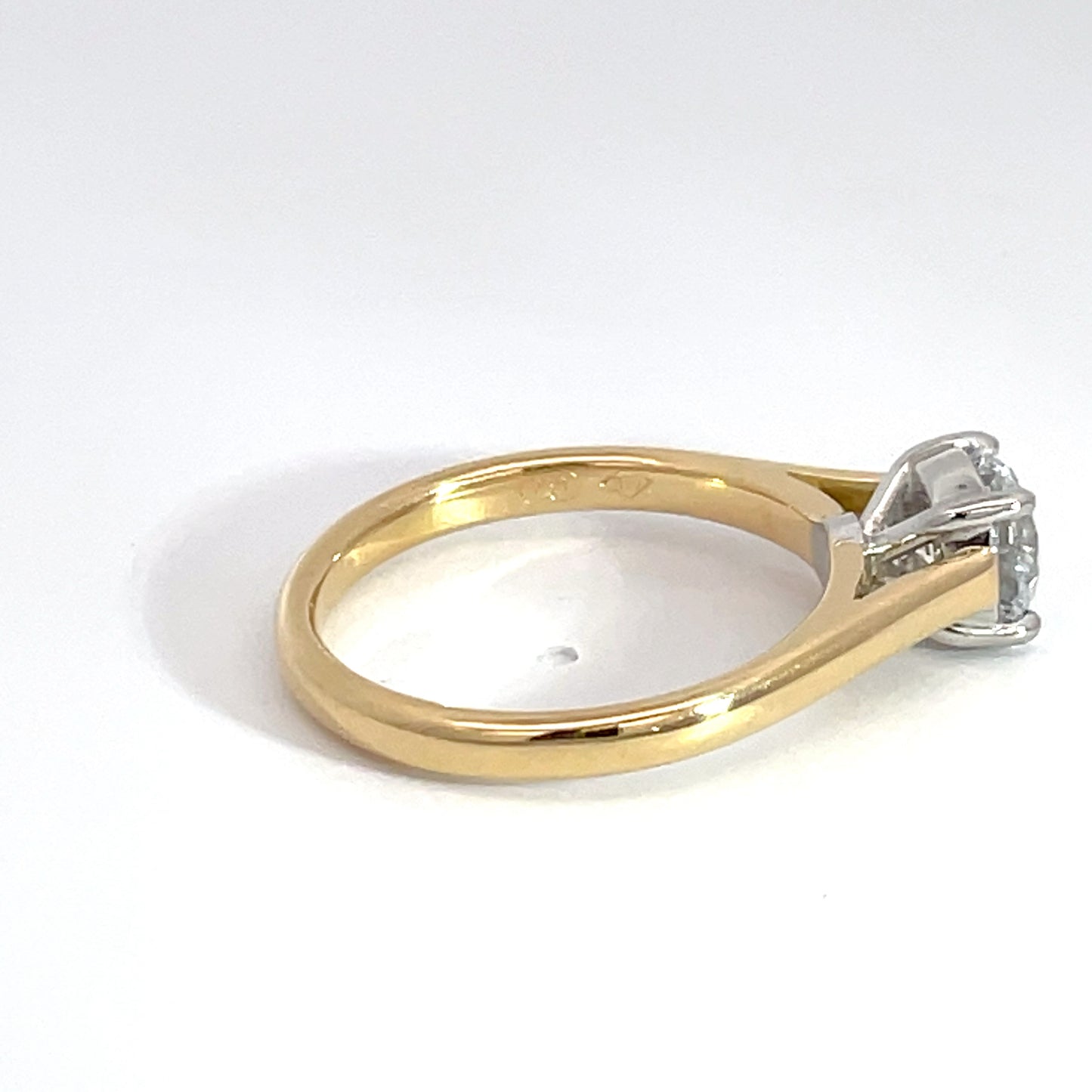 18ct Yellow Gold 1.0ct Lab Grown Diamond Ring