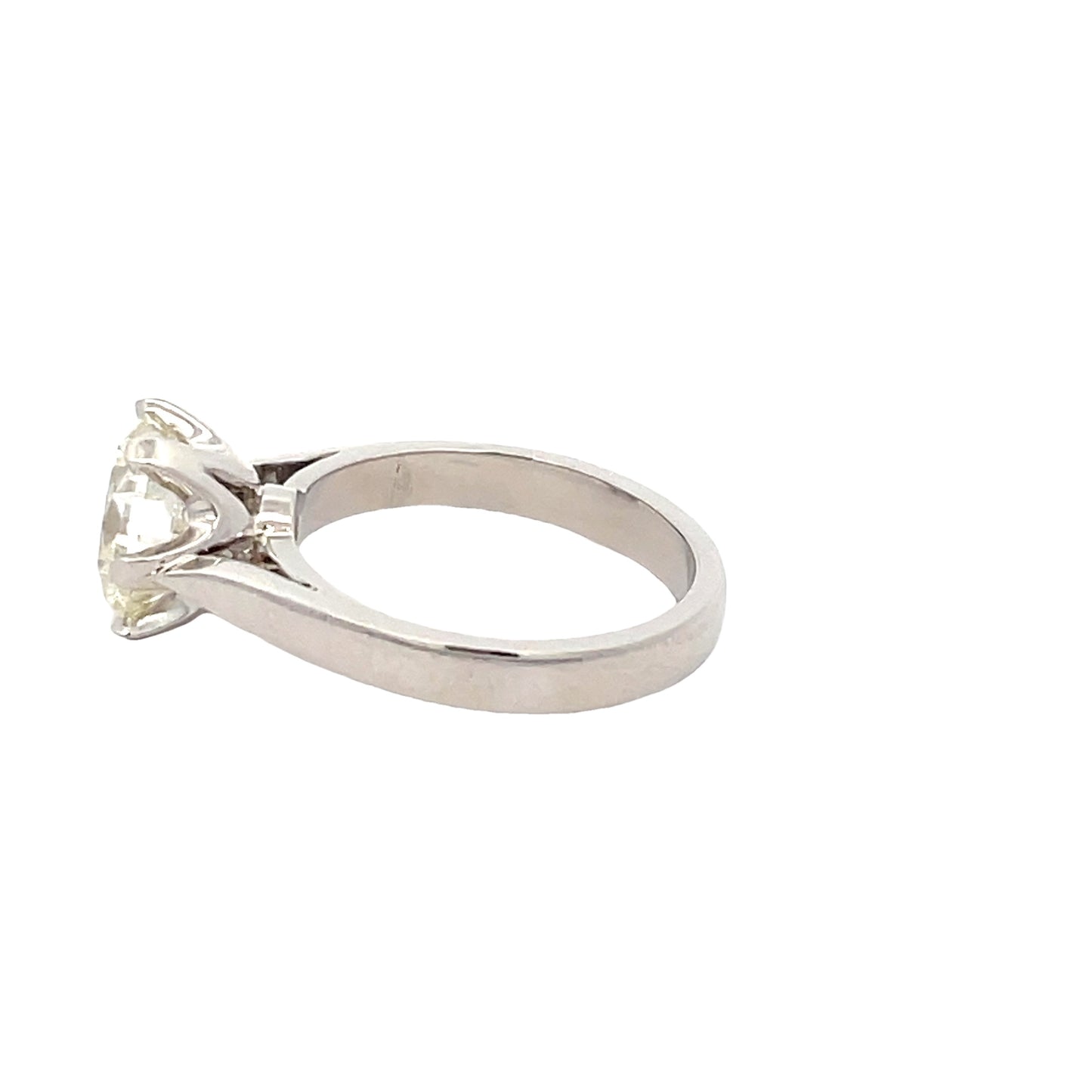 3.04ct Natural Diamond Solitaire Ring