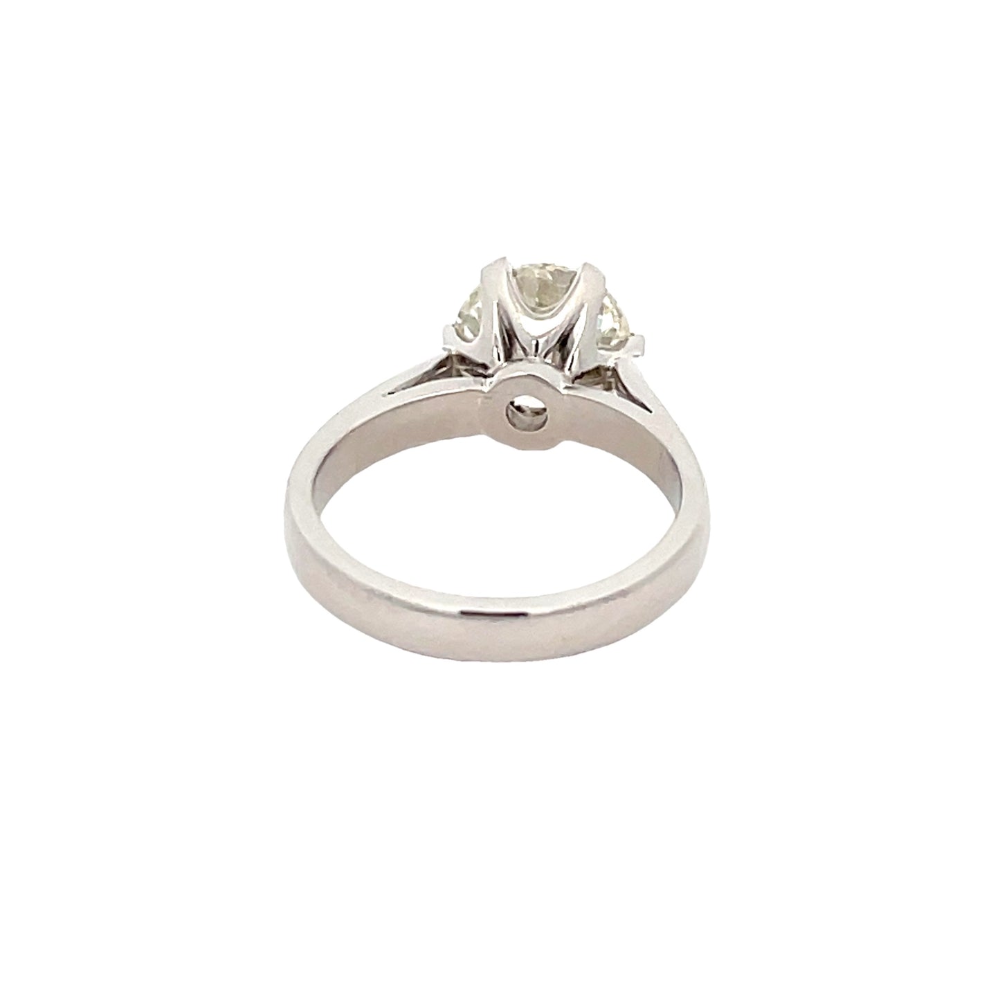 3.04ct Natural Diamond Solitaire Ring