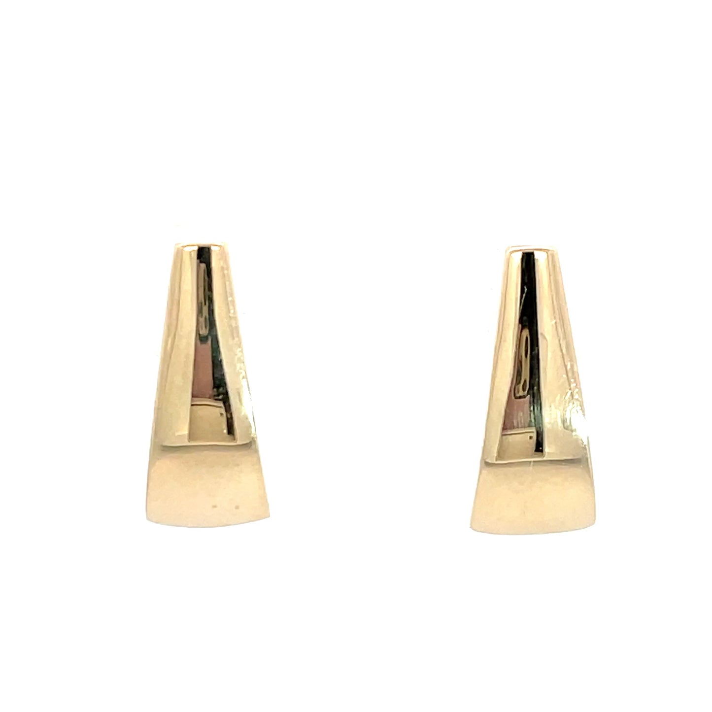 9ct Yellow Gold Whistle Earrings