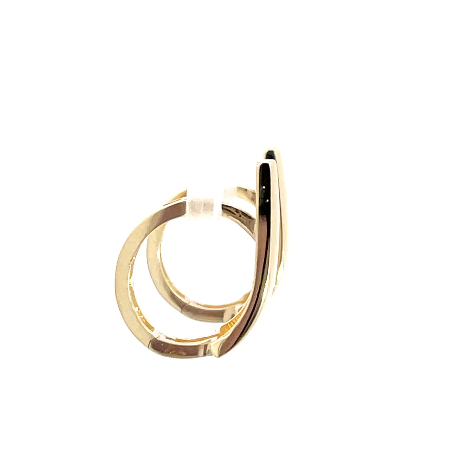 9ct Yellow Gold Whistle Earrings