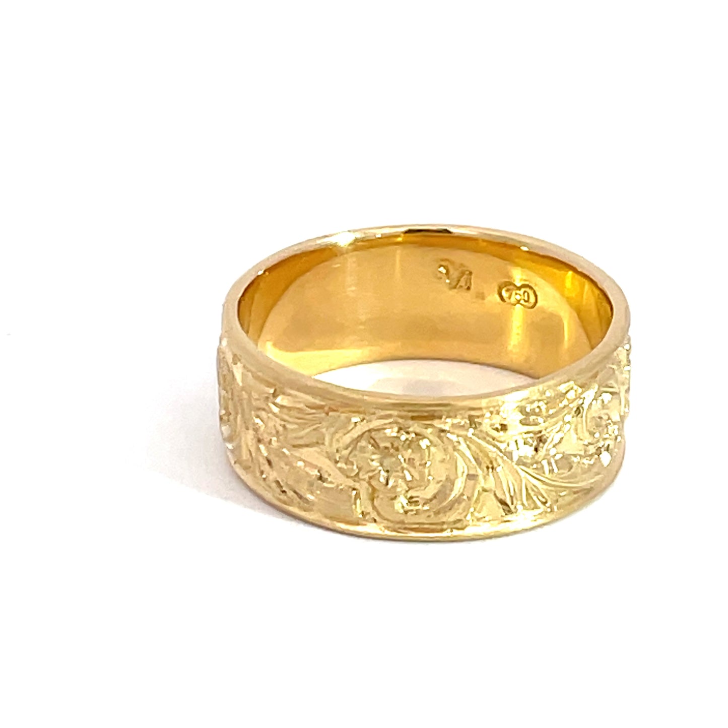 18ct Yellow Gold Swirl Ring