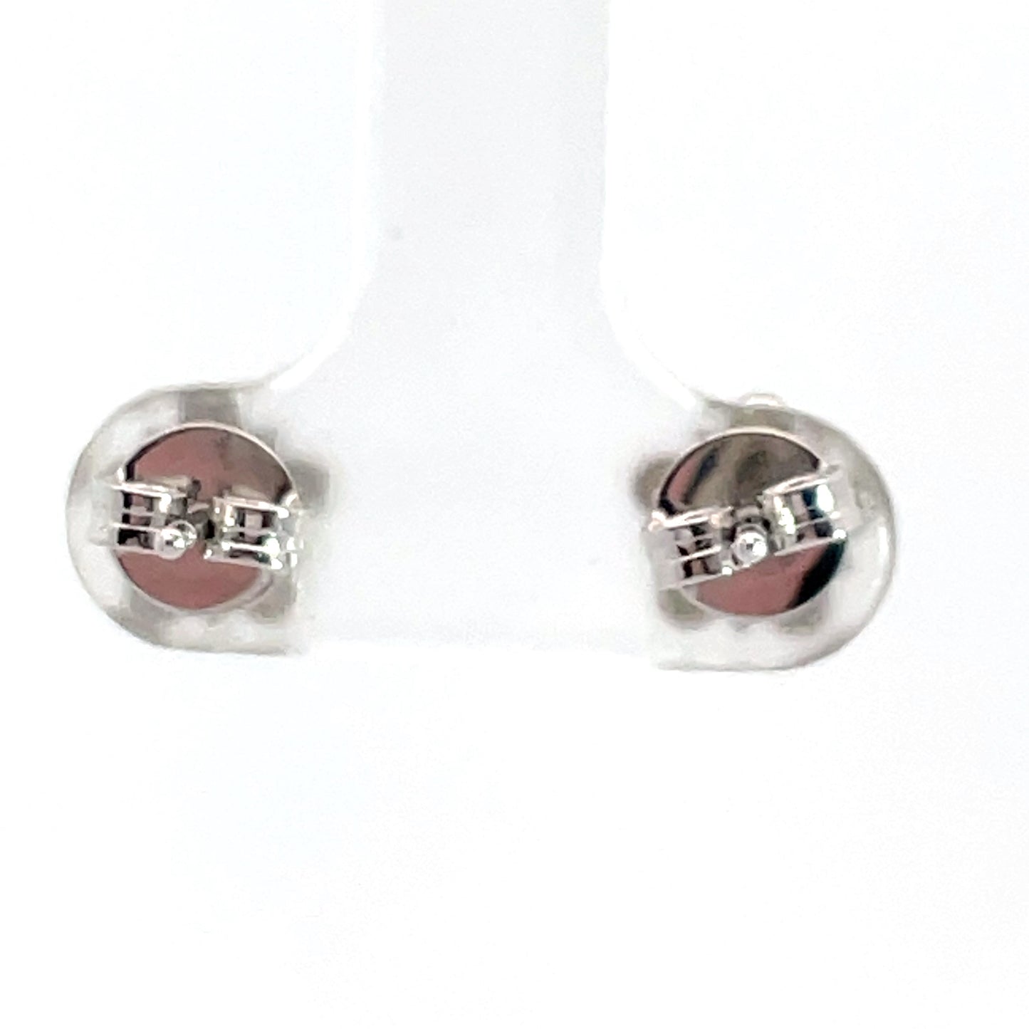 9ct White Gold Sapphire and Diamond Earrings