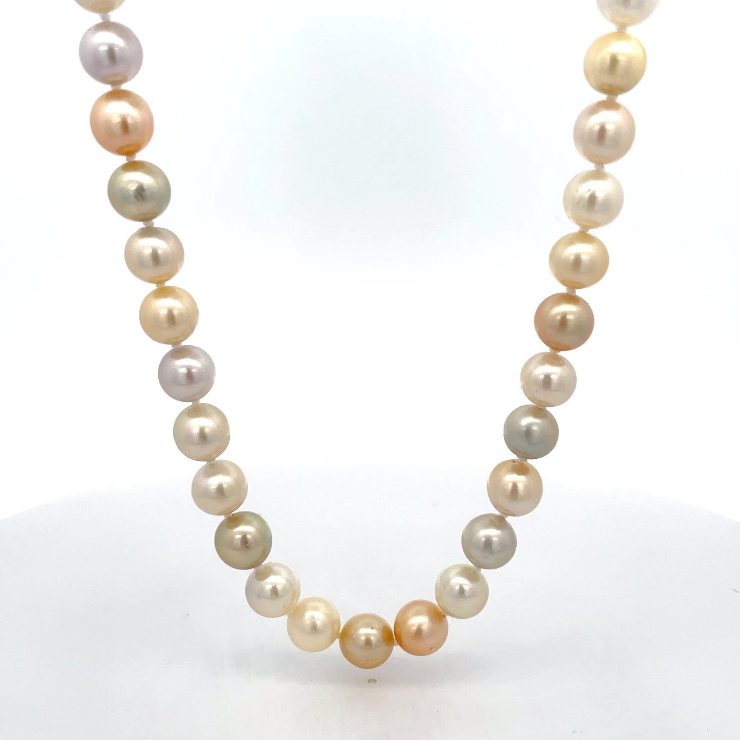 South Sea White and Golden Pearl Necklace