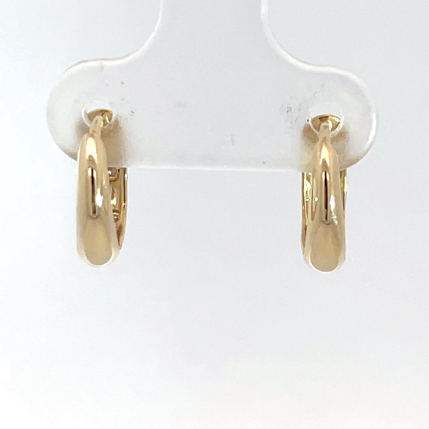 9ct Yellow Gold Diamond Huggies 0.12ct