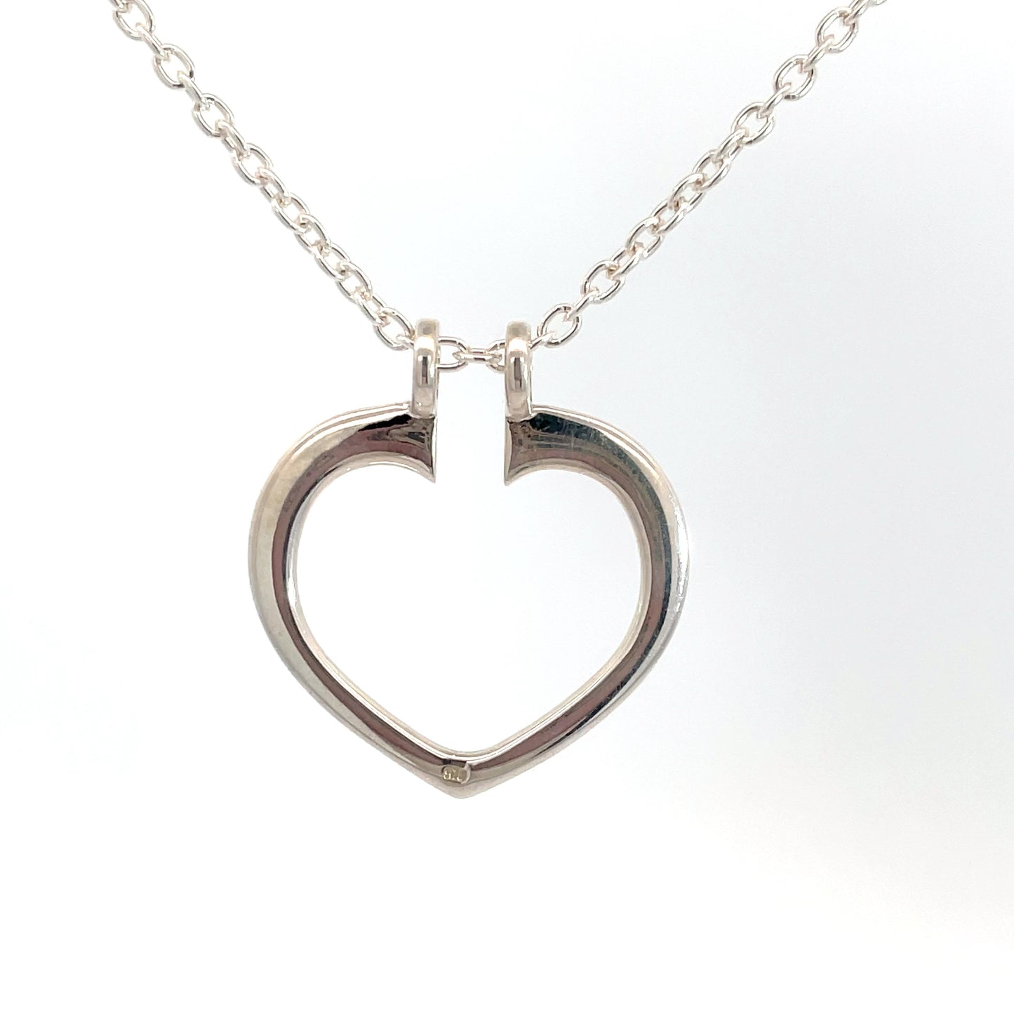 Sterling Silver Heart Shaped Ring Keeper