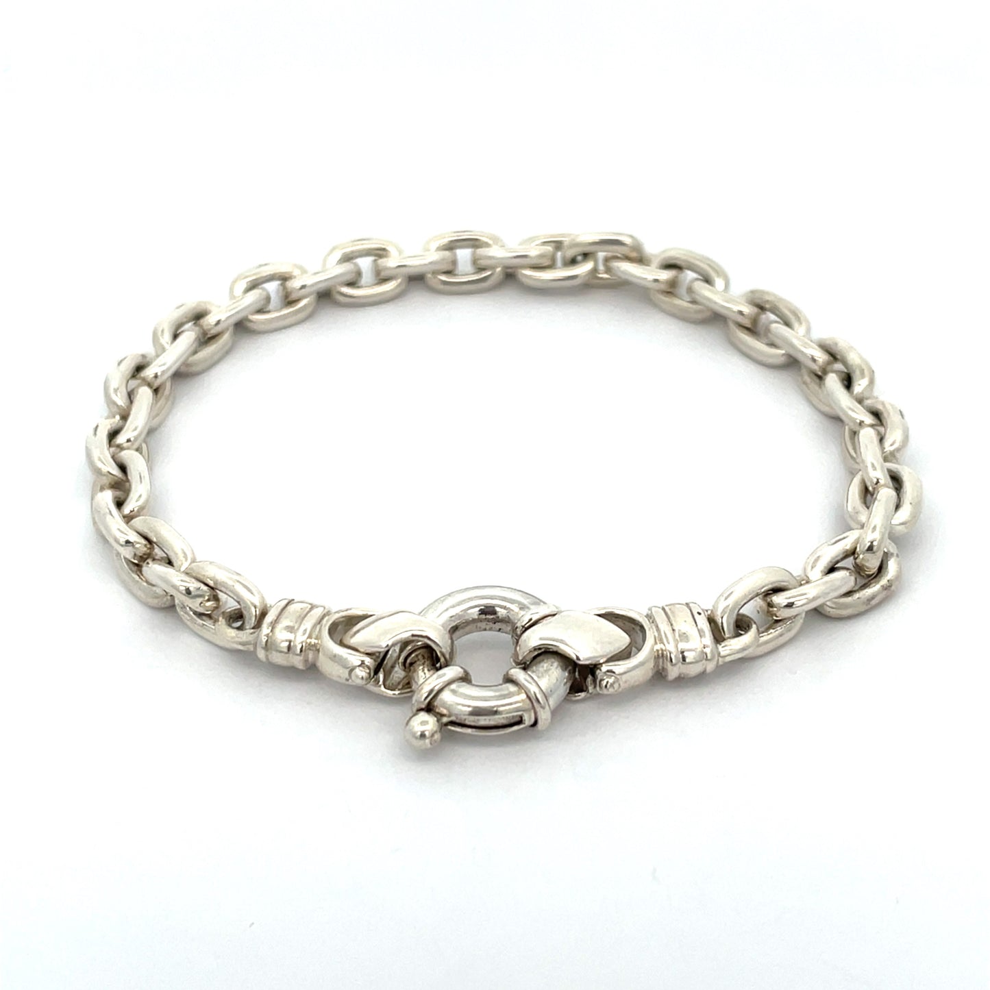 Sterling Silver Anchor Bracelet
