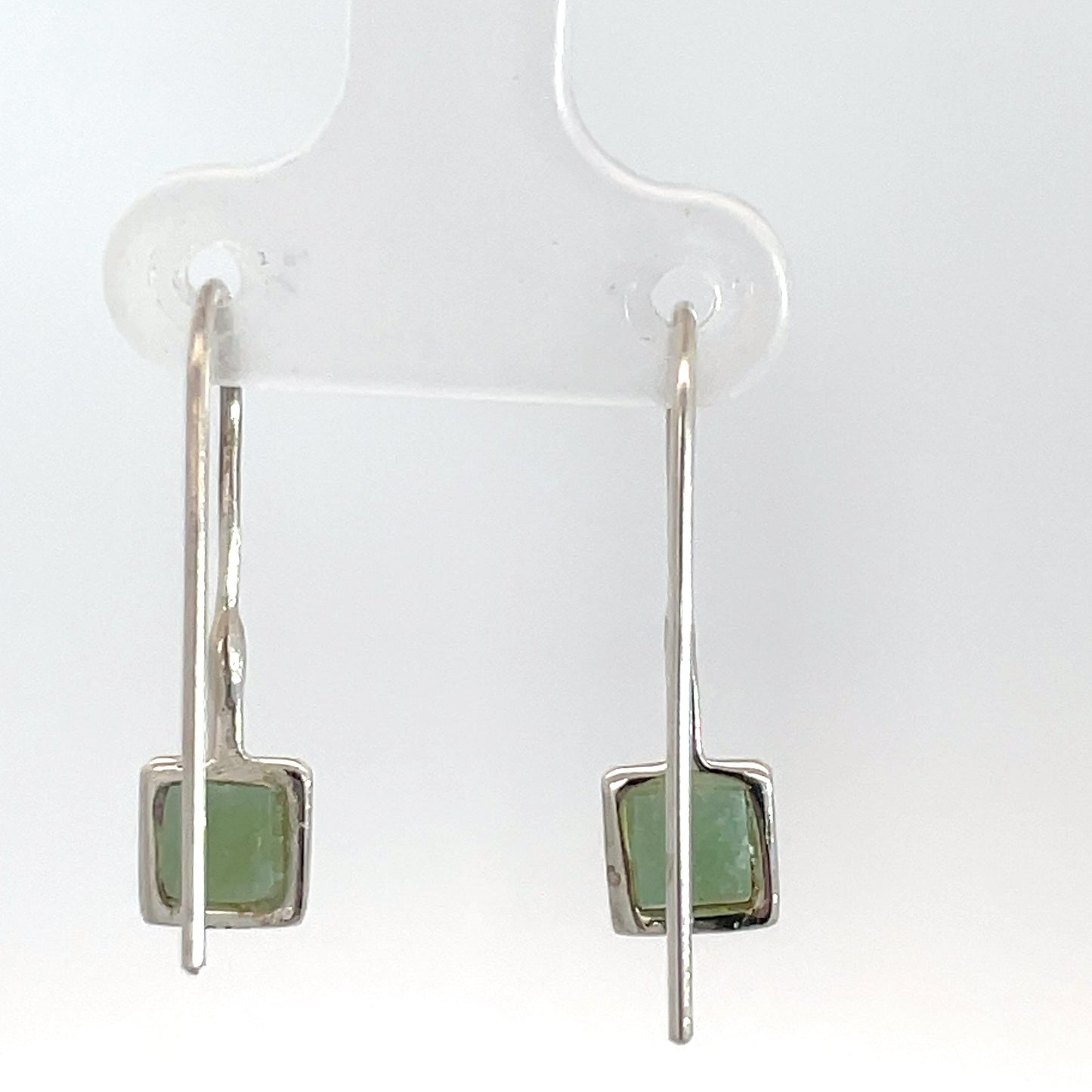 Sterling Silver Amazonite Hook Earrings
