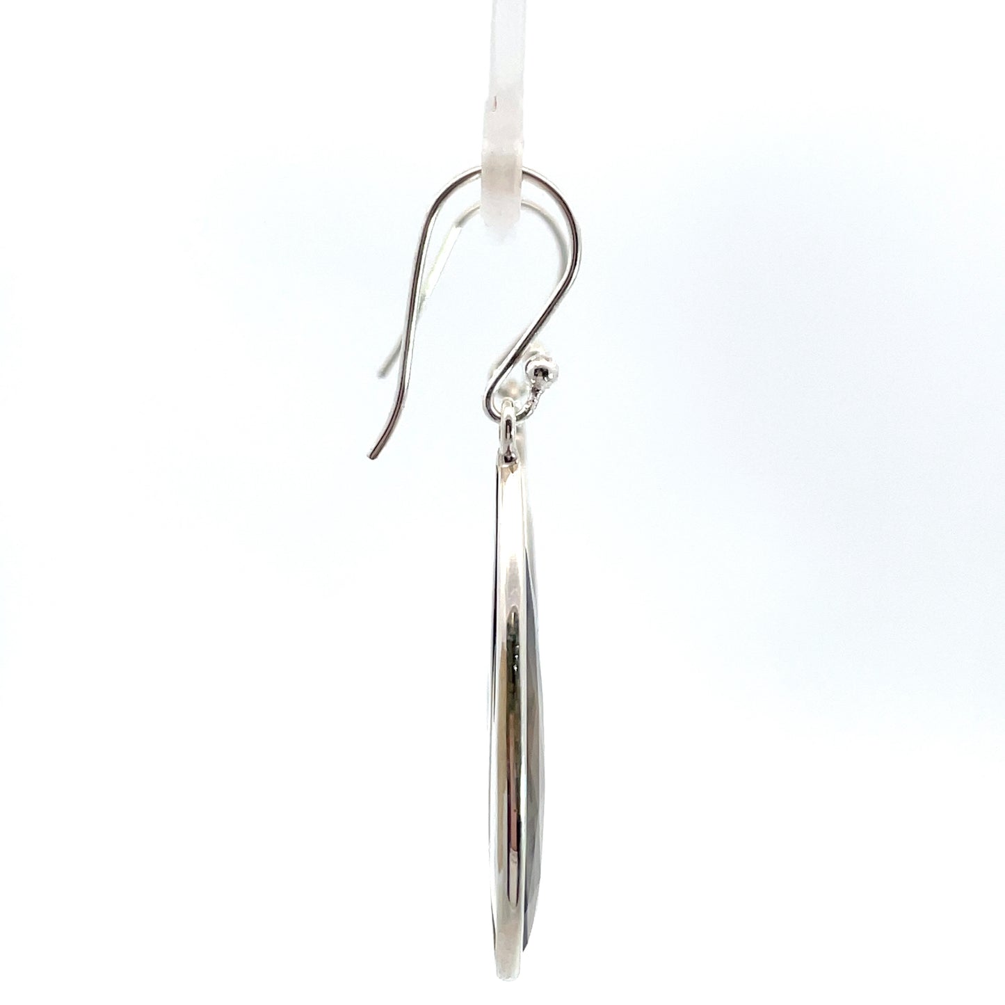 Sterling Silver Botswana Agate Drop Earrings