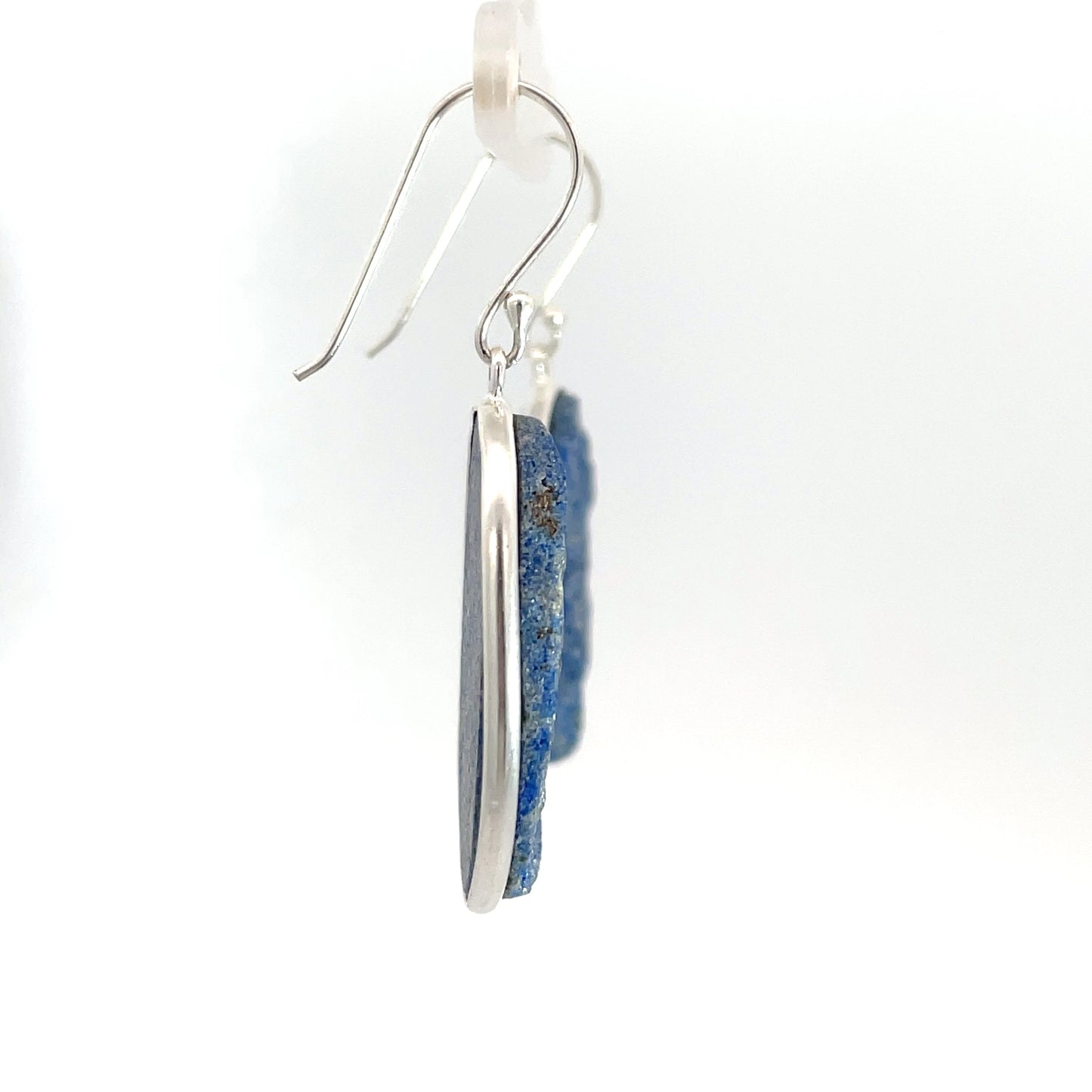 Sterling Silver Lapis Drop Earrings