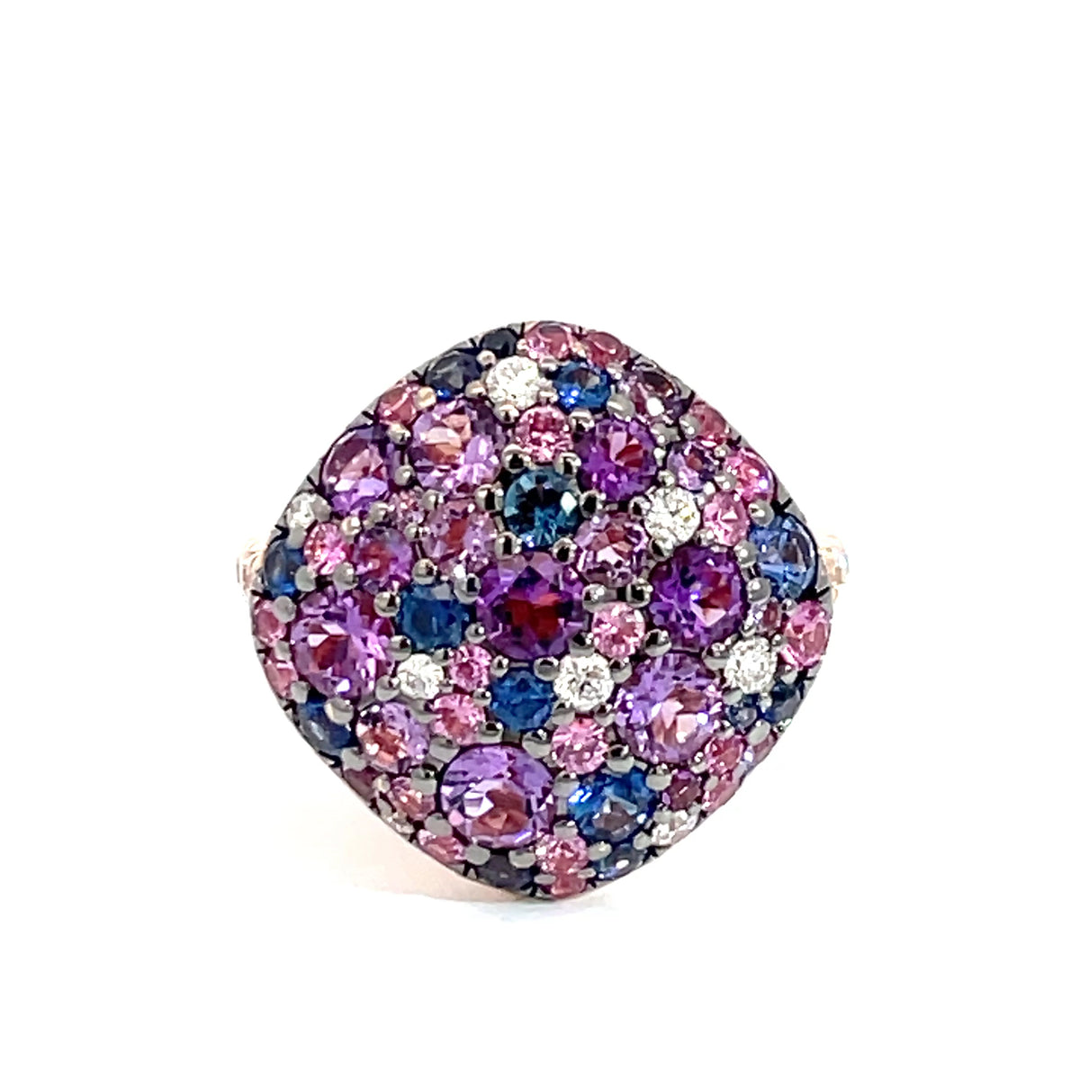 4 Seasons - 18ct Rose Gold Sapphire and Diamond Ring