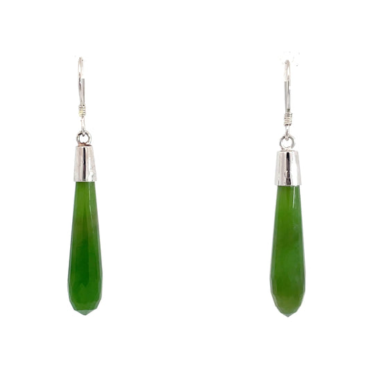 Greenstone Roimata Faceted Earrings