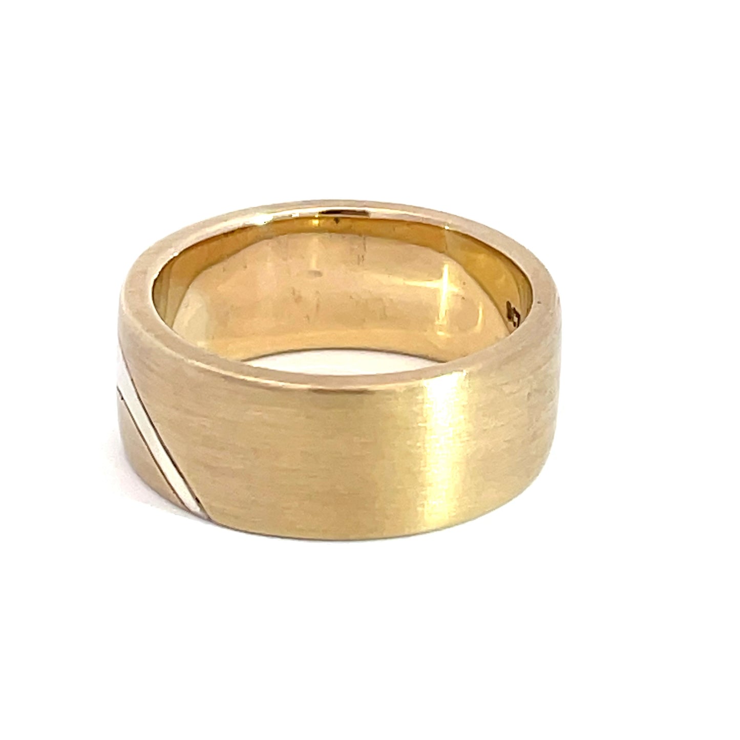 9ct Yellow and White Gold Kiwi Gents Ring