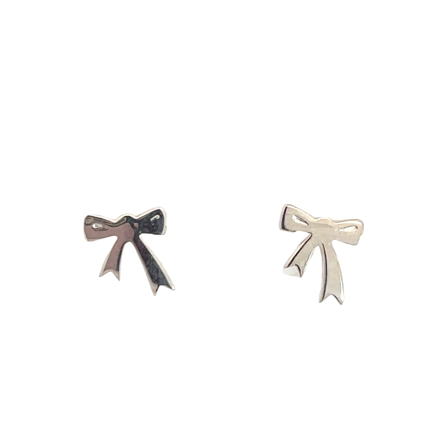 Karen Walker Sterling Silver Mini Bow Earrings