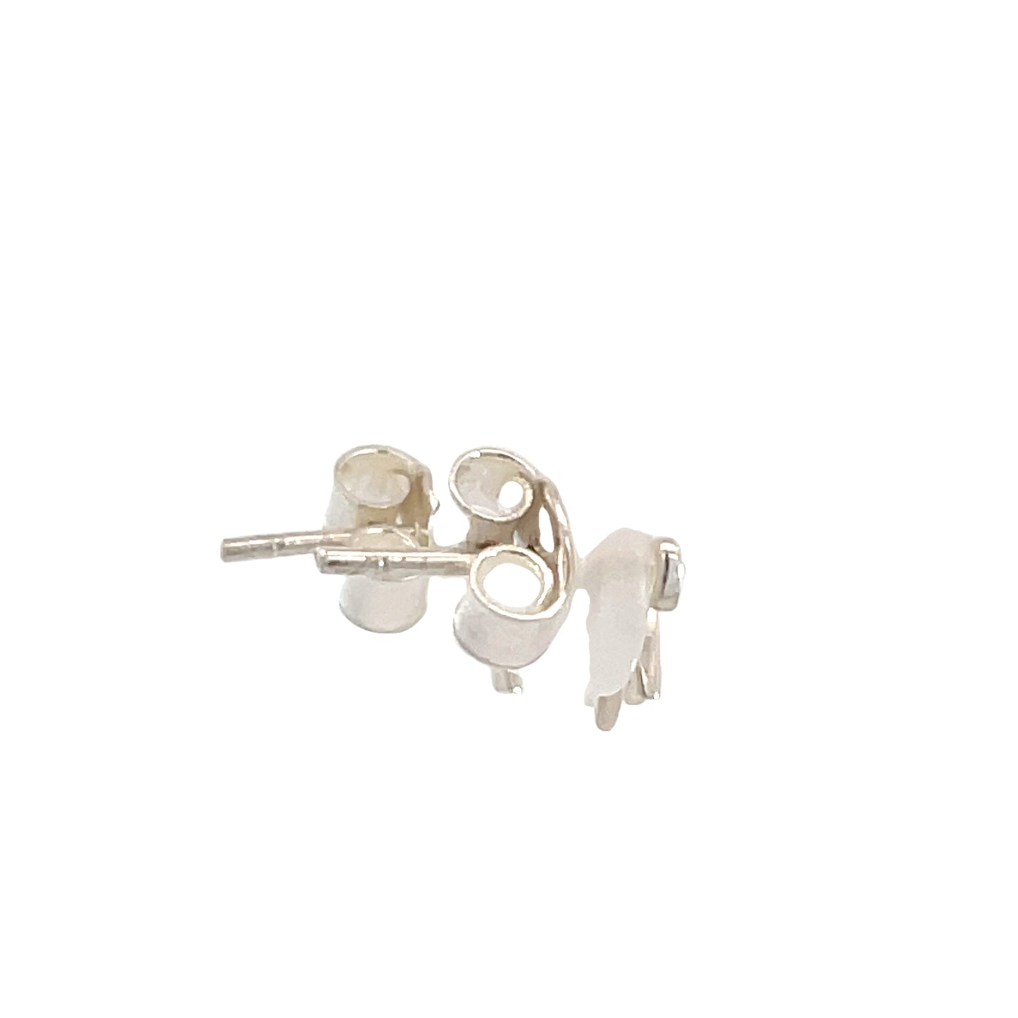 Karen Walker Sterling Silver Mini Bow Earrings