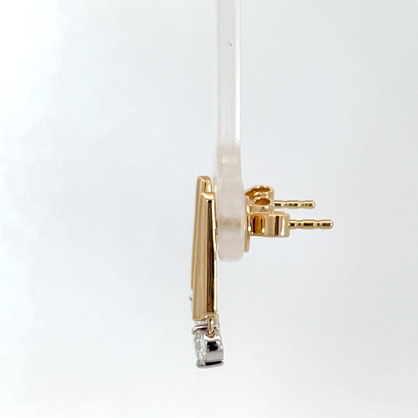 18ct Yellow Gold Diamond Drops