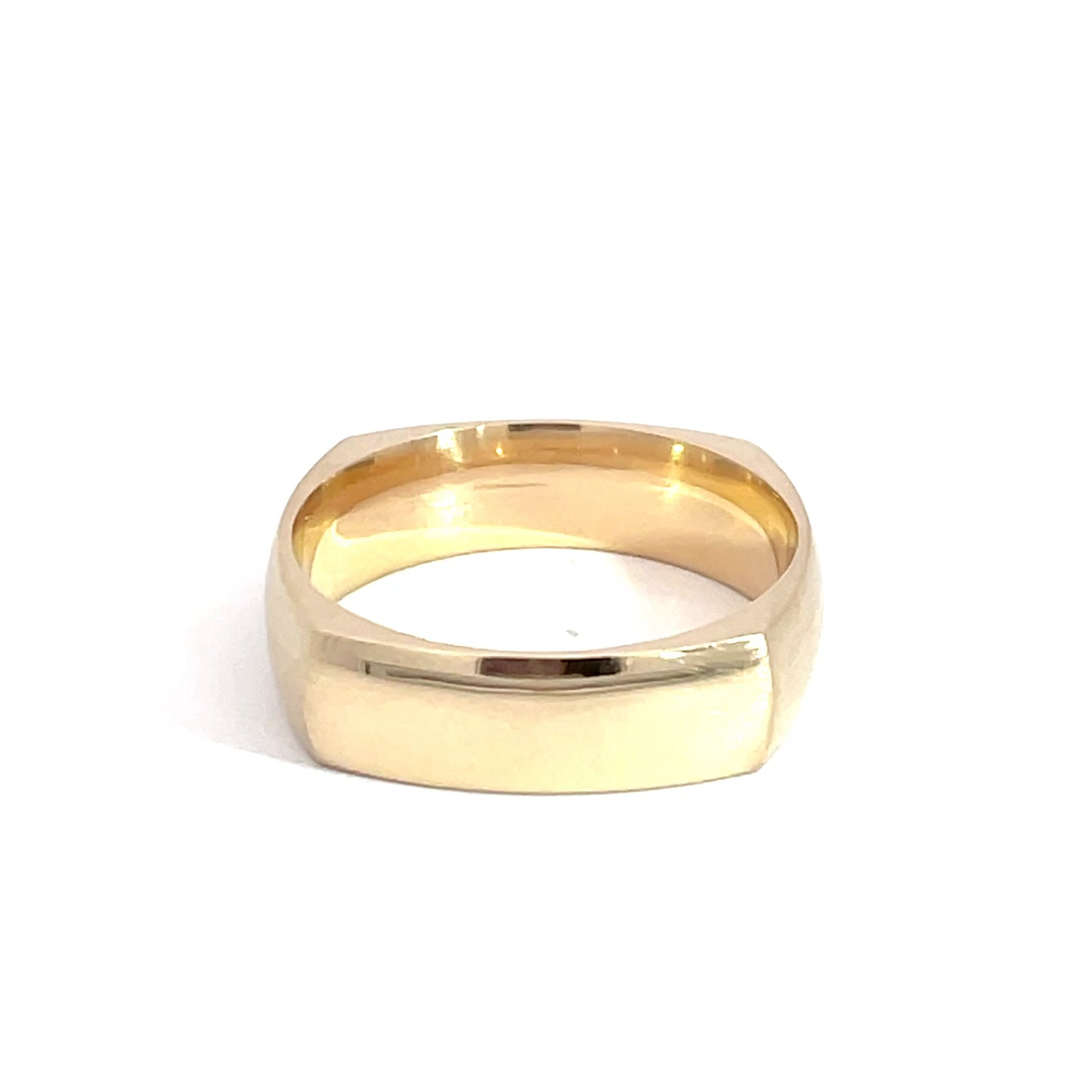 9ct Yellow Gold Square Band