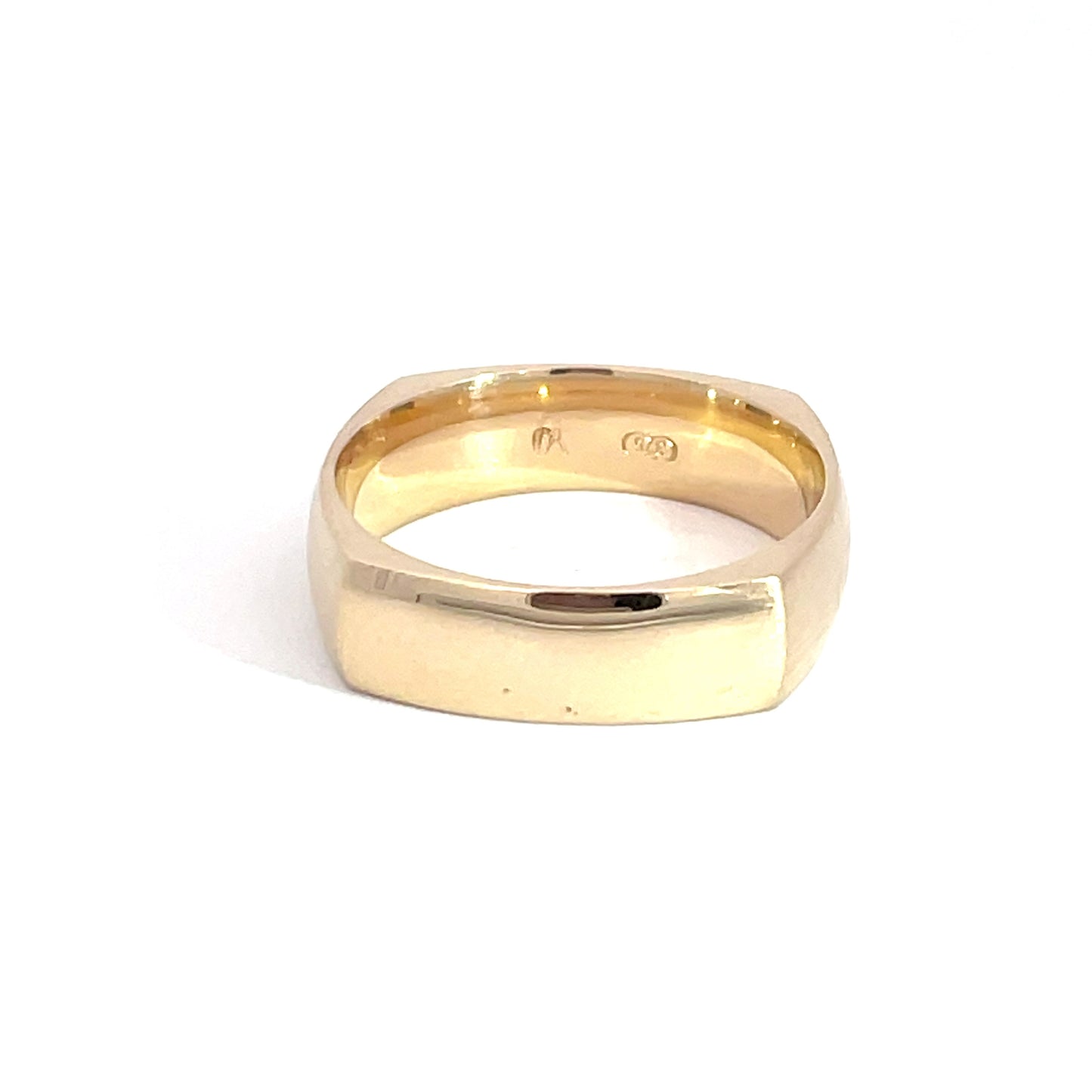 9ct Yellow Gold Square Band