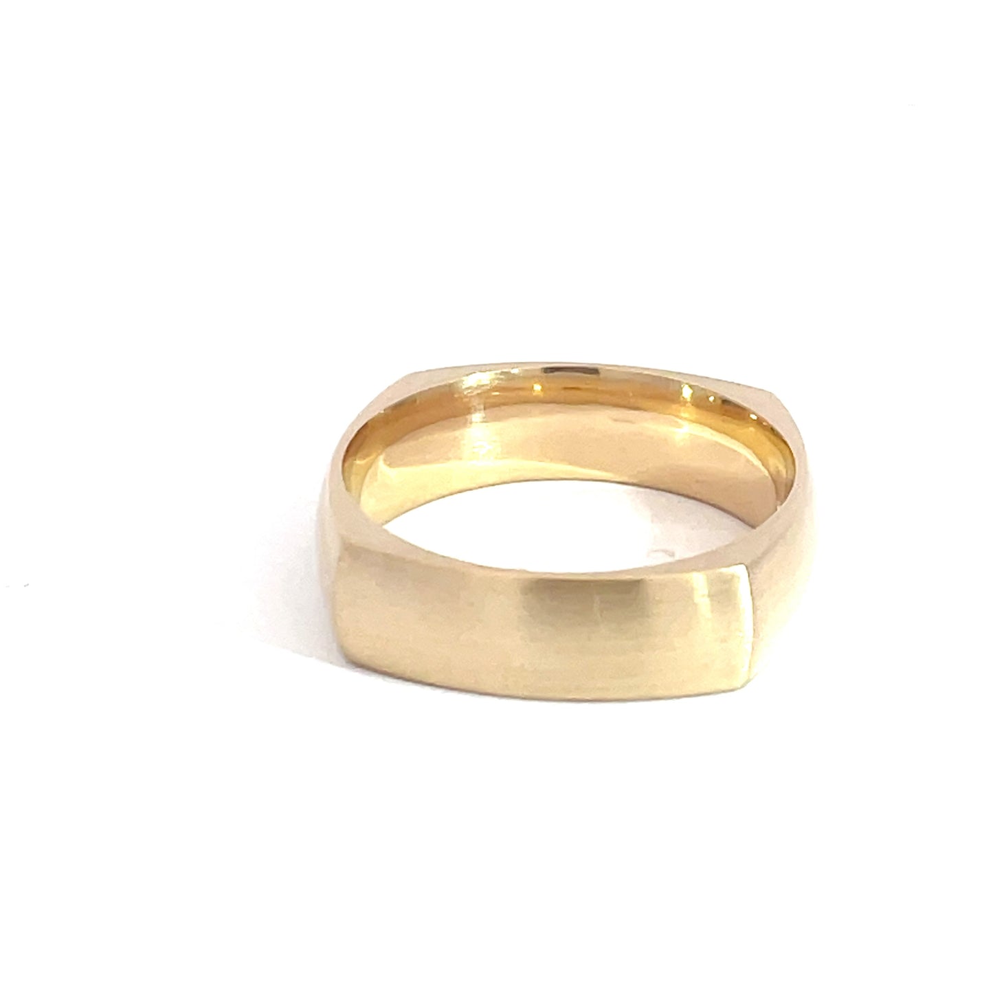 9ct Yellow Gold Square Band