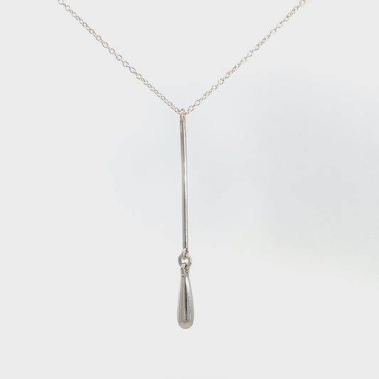 Sterling Silver Teardrop Pendant