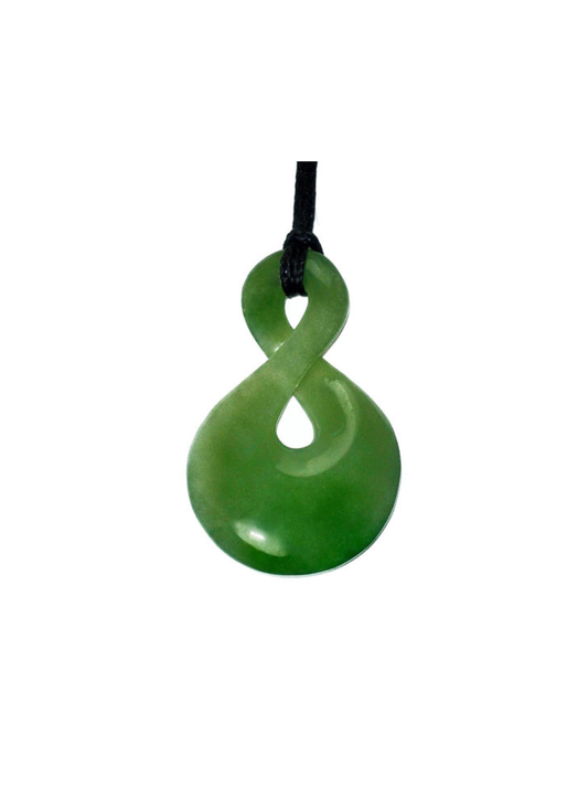 Greenstone Twist Single 38mm Pendant