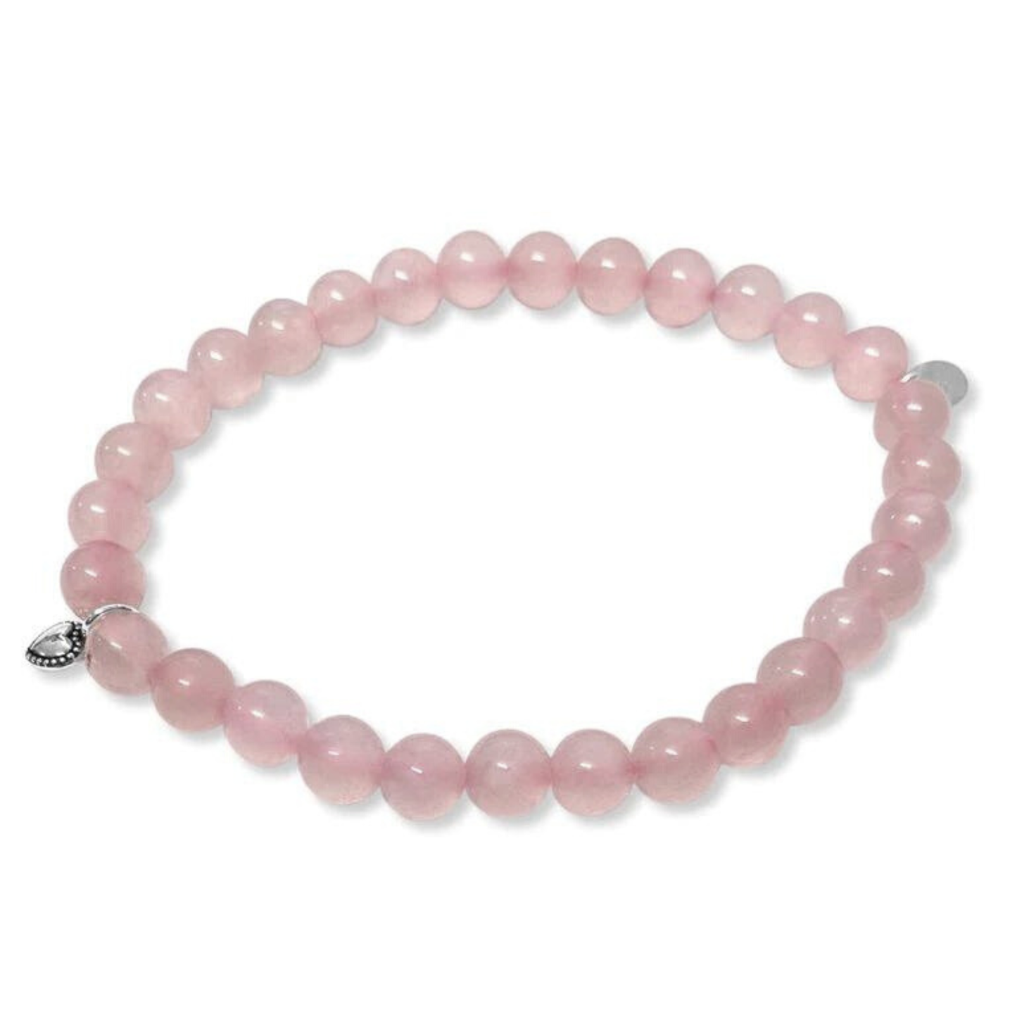 Rose Quartz Pink Stretchy Bracelet