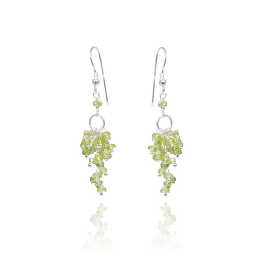 Sterling Silver Peridot Earrings