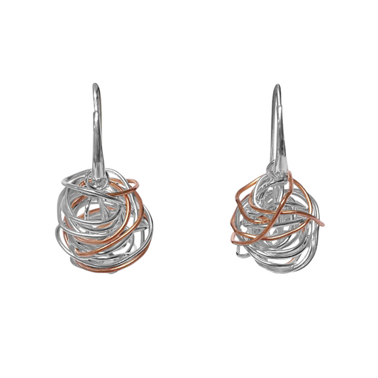 Sterling Silver Bijoux Chaos & Confusion Earrings