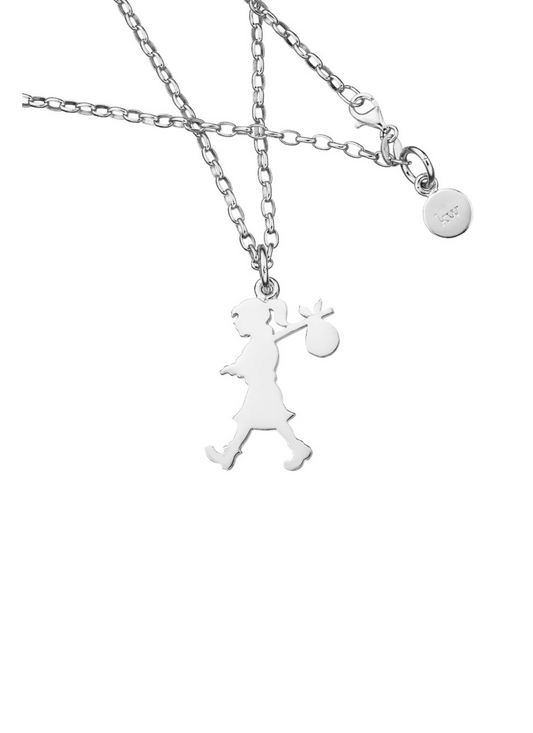 Karen Walker Runaway Girl Pendant and Chain Large