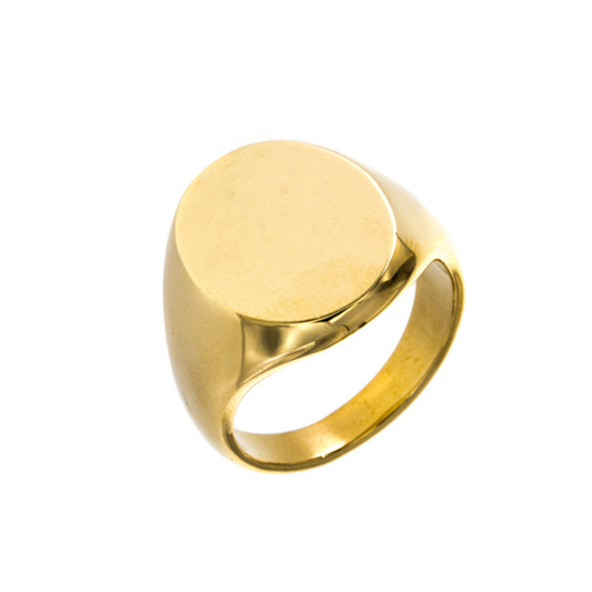 9ct Yellow Gold Gents Signet Ring